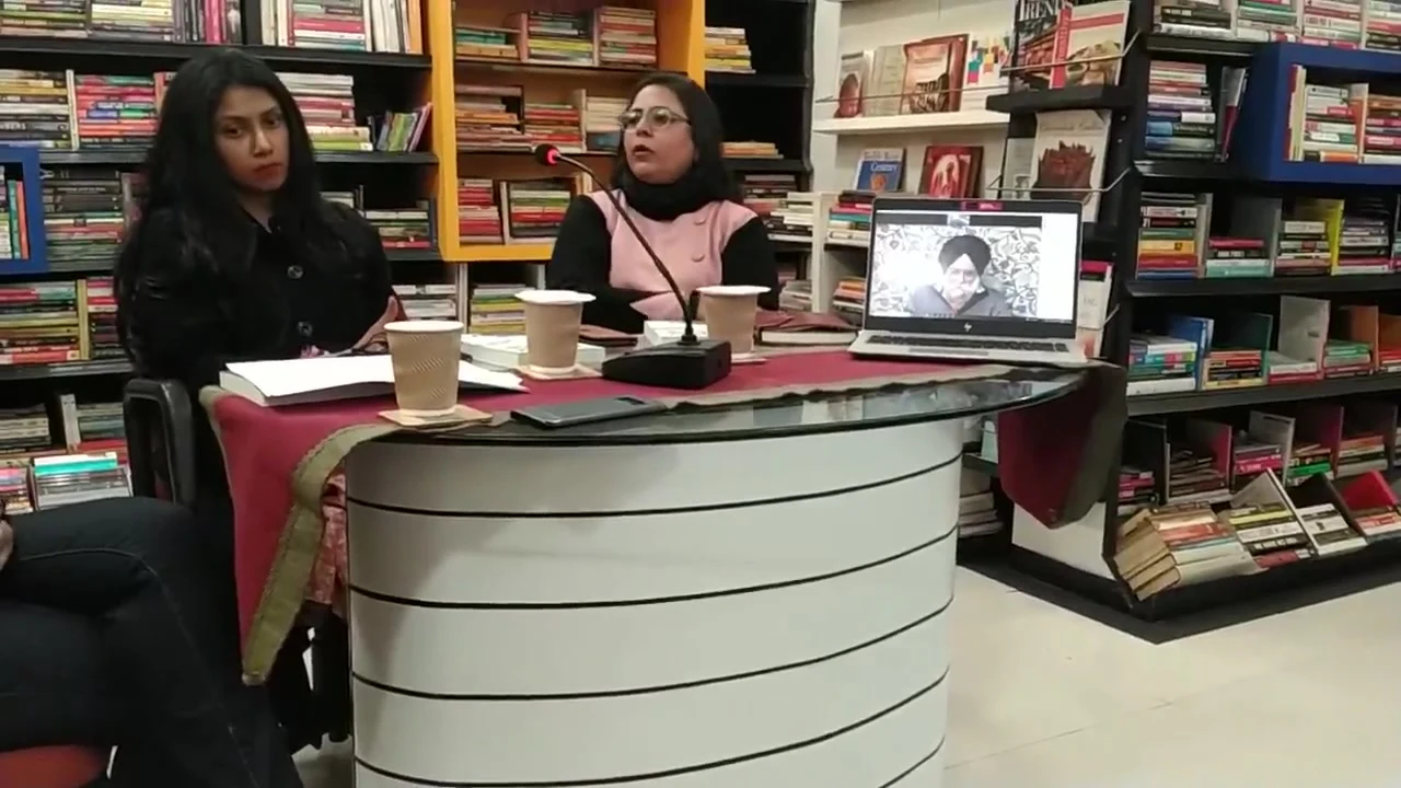 Tanushree Ghosh in conversation at a Beyond #MeToo book event